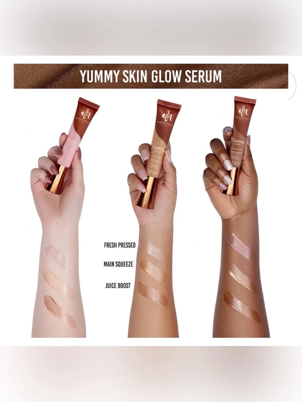 🏷️‼️5/$25🏷️‼️🧡DANESSA MYRICKS🧡Beauty Yummy Skin Glow Serum in Main Squeeze/NIP